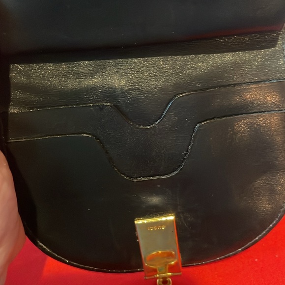 VINTAGE GUCCI BIFOLD NAVY CANVAS/LEATHER HORSEBIT BIFOLD WALLET - Picture 10 of 14